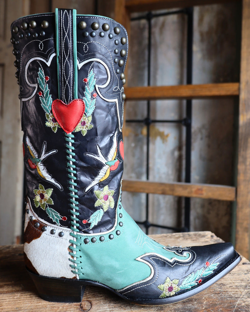 DOUBLE D RANCHWEAR WOMEN'S MIDNIGHT COWBOY BOOT