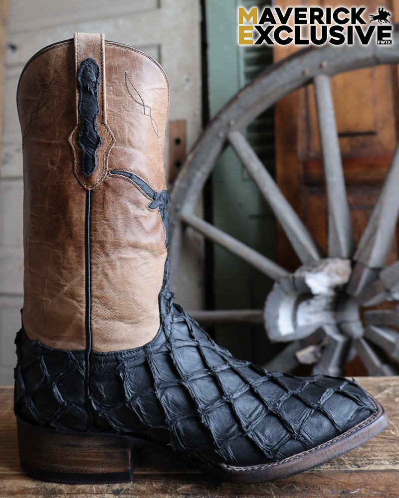 Maverick Exclusive BLACK JACK MEN'S PIRARUCU FLAT BLACK 12