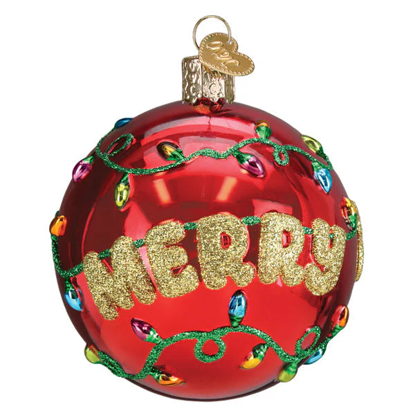 Merry & Bright Round Ornament