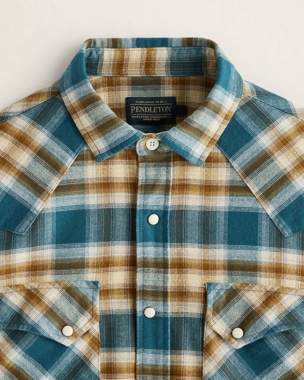 PENDLETON WYATT SNAP-FRONT COTTON SHIRT