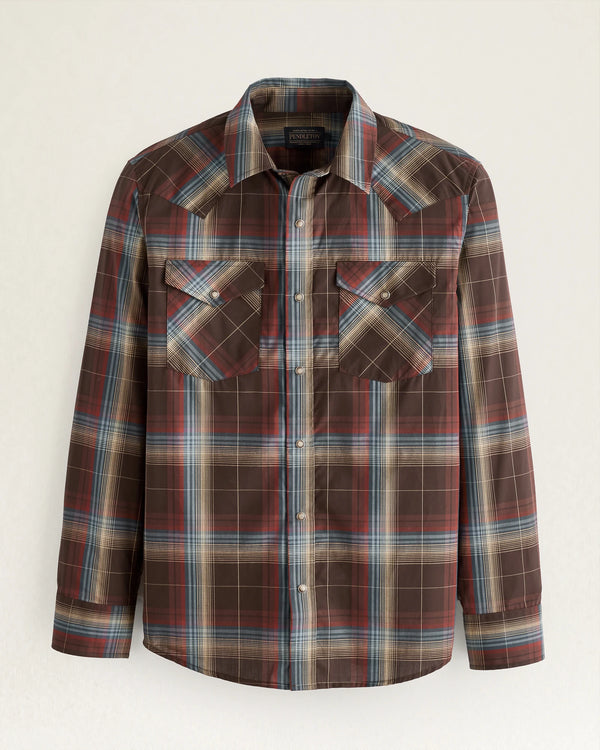 PENDLETON MEN'S LONG-SLEEVE BISHOP COTTON SHIRT