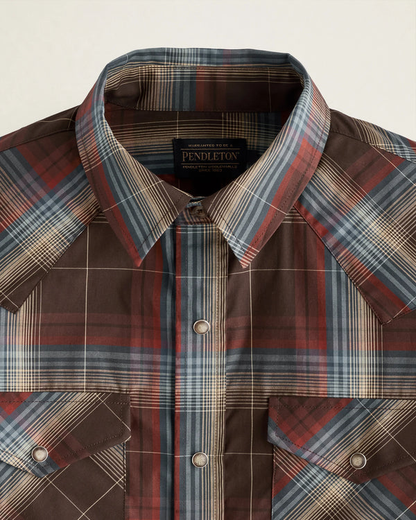 PENDLETON MEN'S LONG-SLEEVE BISHOP COTTON SHIRT