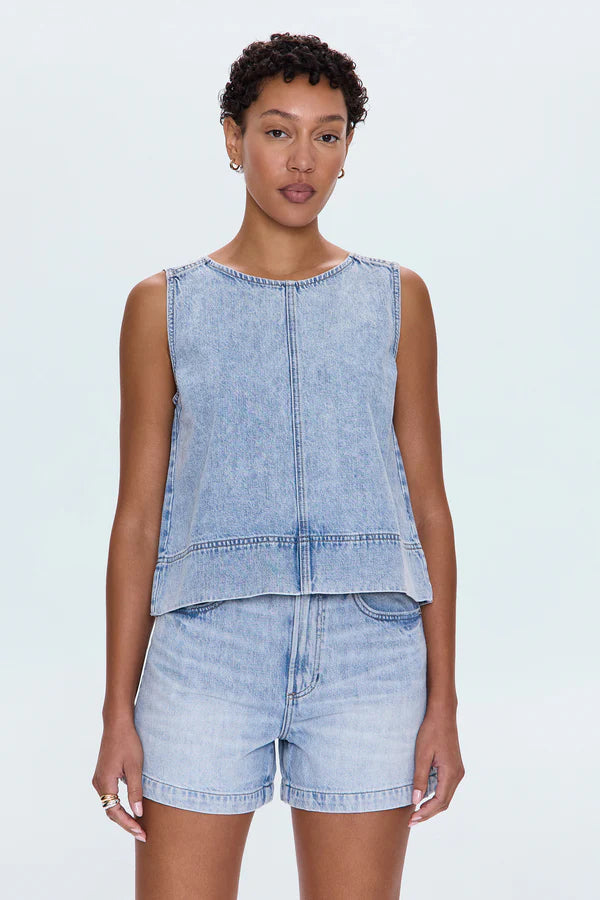 Pistola Rue Pop Over Swing Shirt- Berkeley