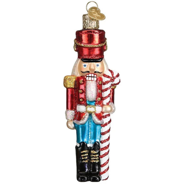 Peppermint Nutcracker Ornament 