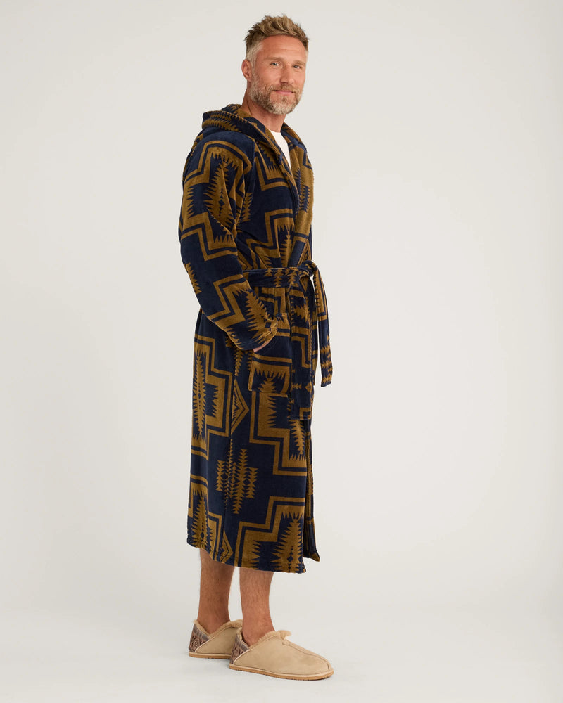 PENDLETON UNISEX HARDING COTTON TERRY VELOUR ROBE