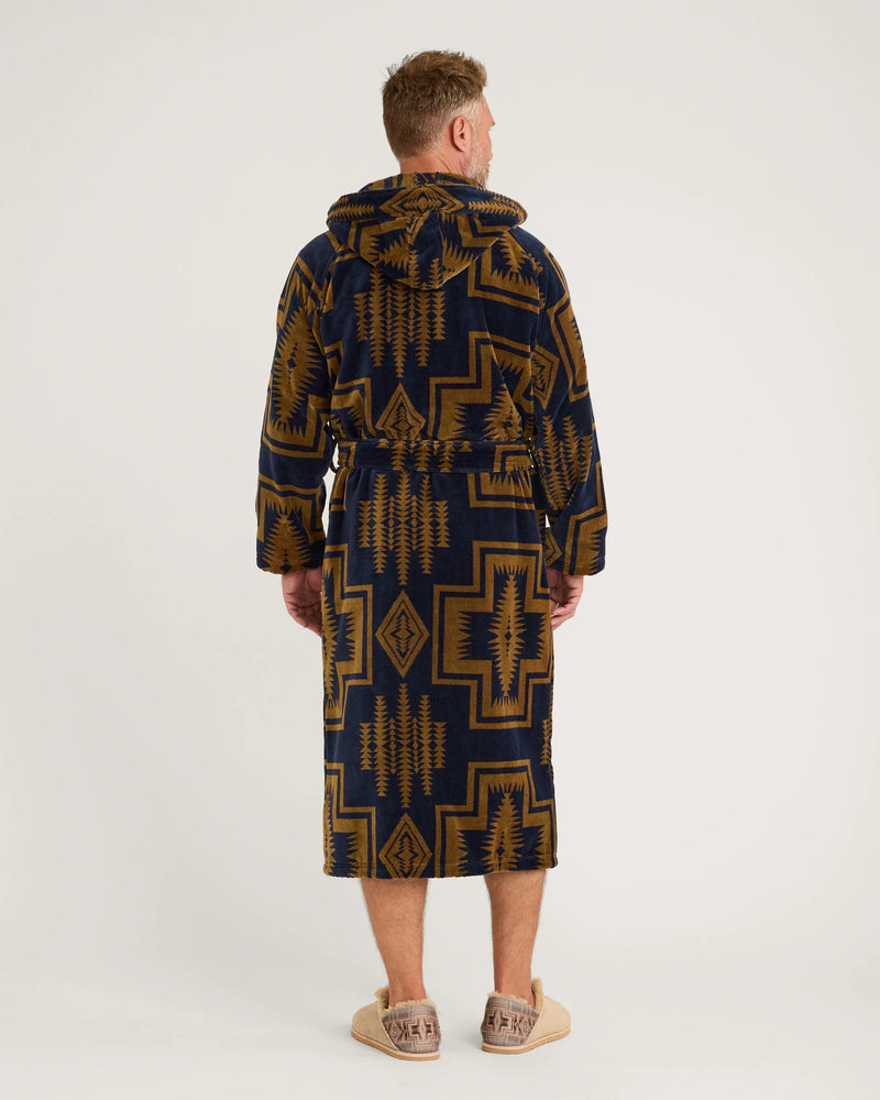 PENDLETON UNISEX HARDING COTTON TERRY VELOUR ROBE