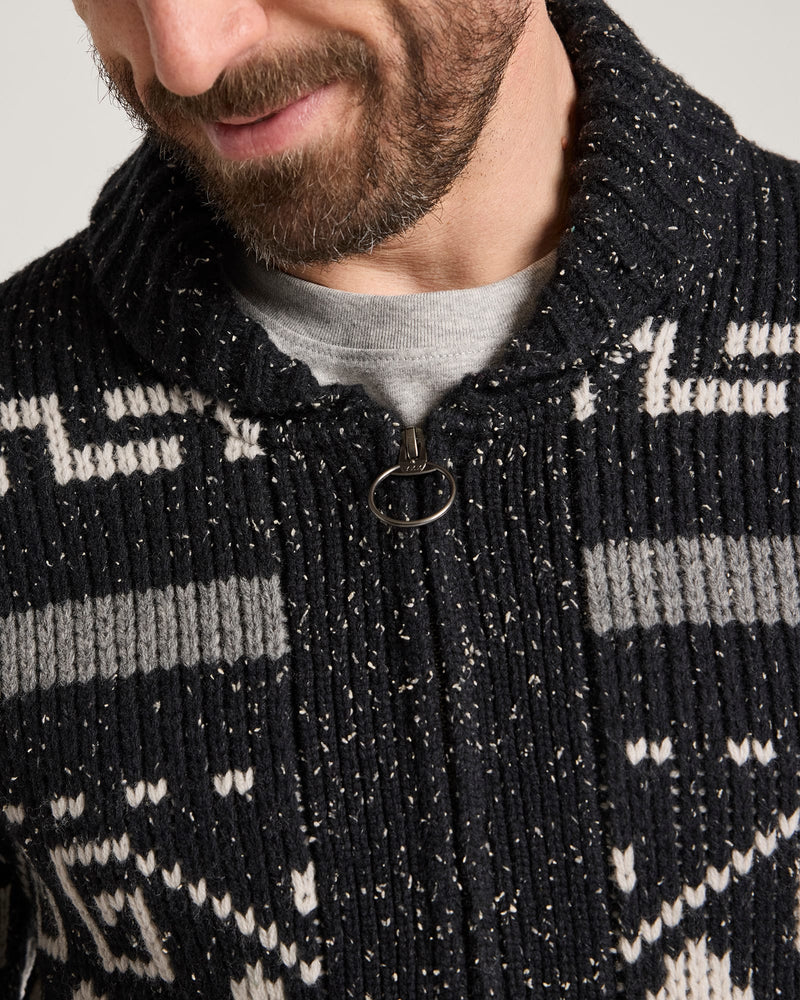 PENDLETON WESTERLEY DONEGAL LAMBSWOOL CARDIGAN
