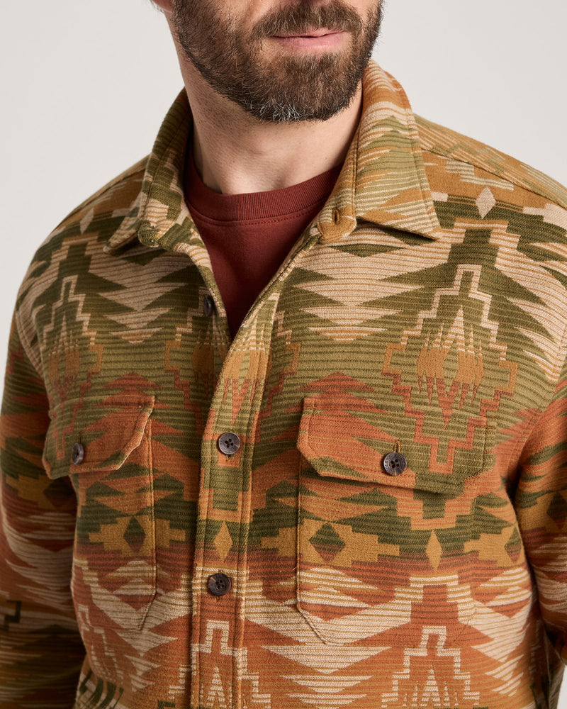PENDLETON MEN'S SEDONA COTTON CHAMOIS DRIFTWOOD SHIRT