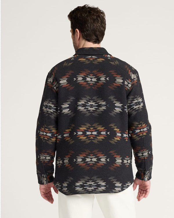 PENDLETON WYETH FALLS COTTON CHAMOIS SHERPA-LINED SHIRT JACKET