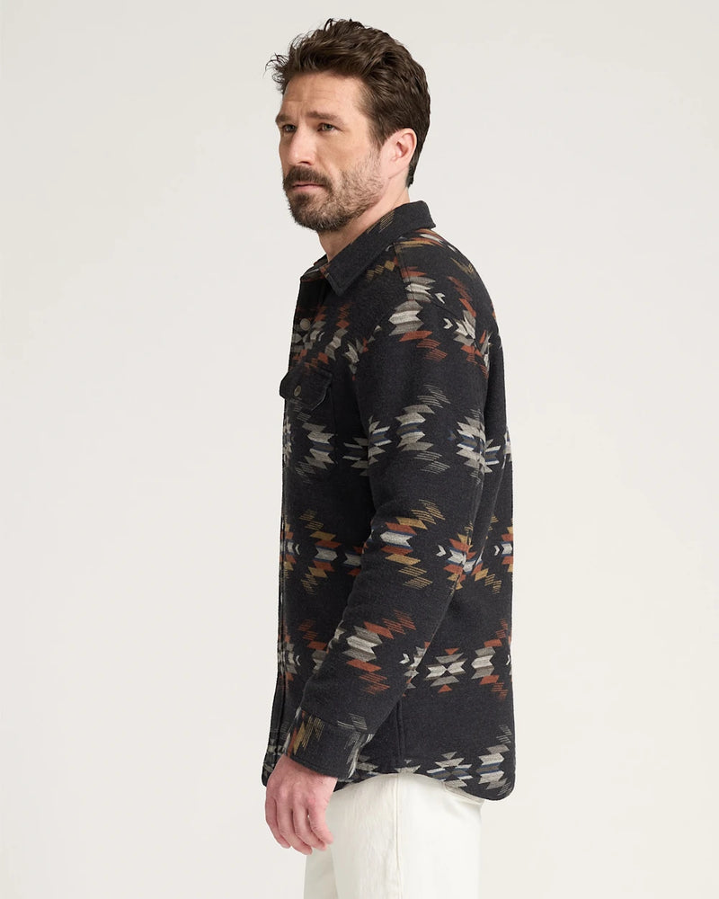 PENDLETON WYETH FALLS COTTON CHAMOIS SHERPA-LINED SHIRT JACKET