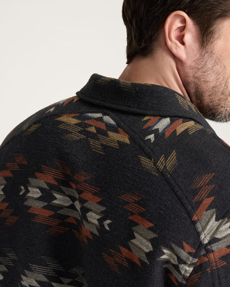 PENDLETON WYETH FALLS COTTON CHAMOIS SHERPA-LINED SHIRT JACKET