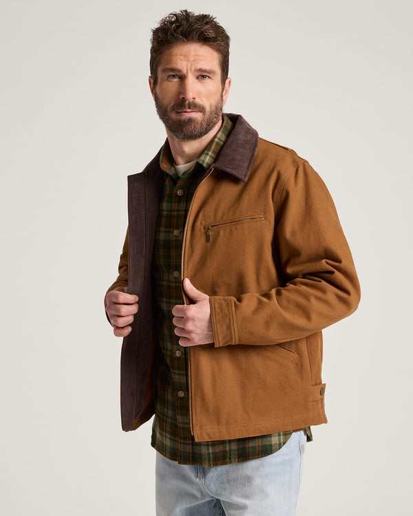 PENDLETON MEN'S TAHOMA CANVAS TRUCKER JACKET