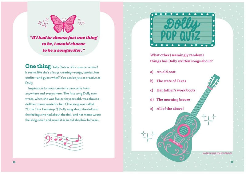 Dazzle Like Dolly Book: Games, Activities, Quizzes & Fun Inspired by the Queen of Country