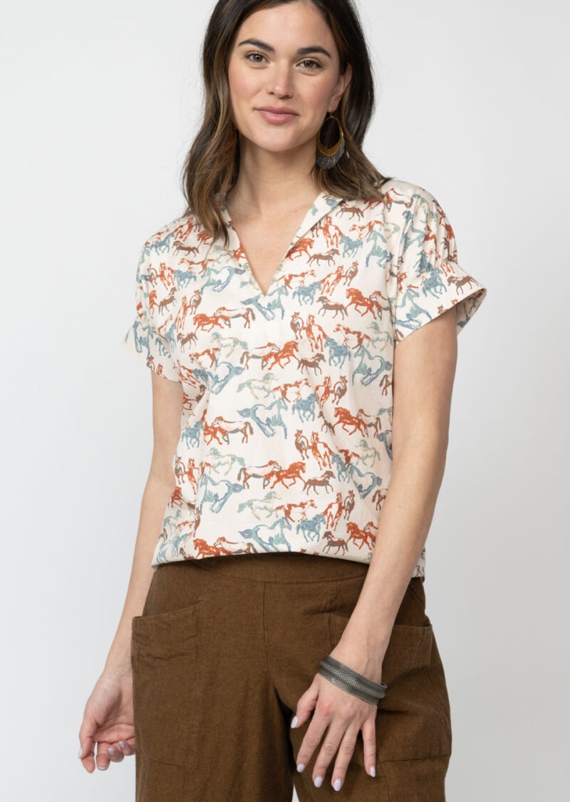 IVY JANE RUNNING WILD BLOUSE