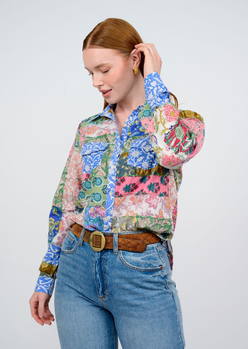 Ivy Jane Patchwork Camp Blouse 