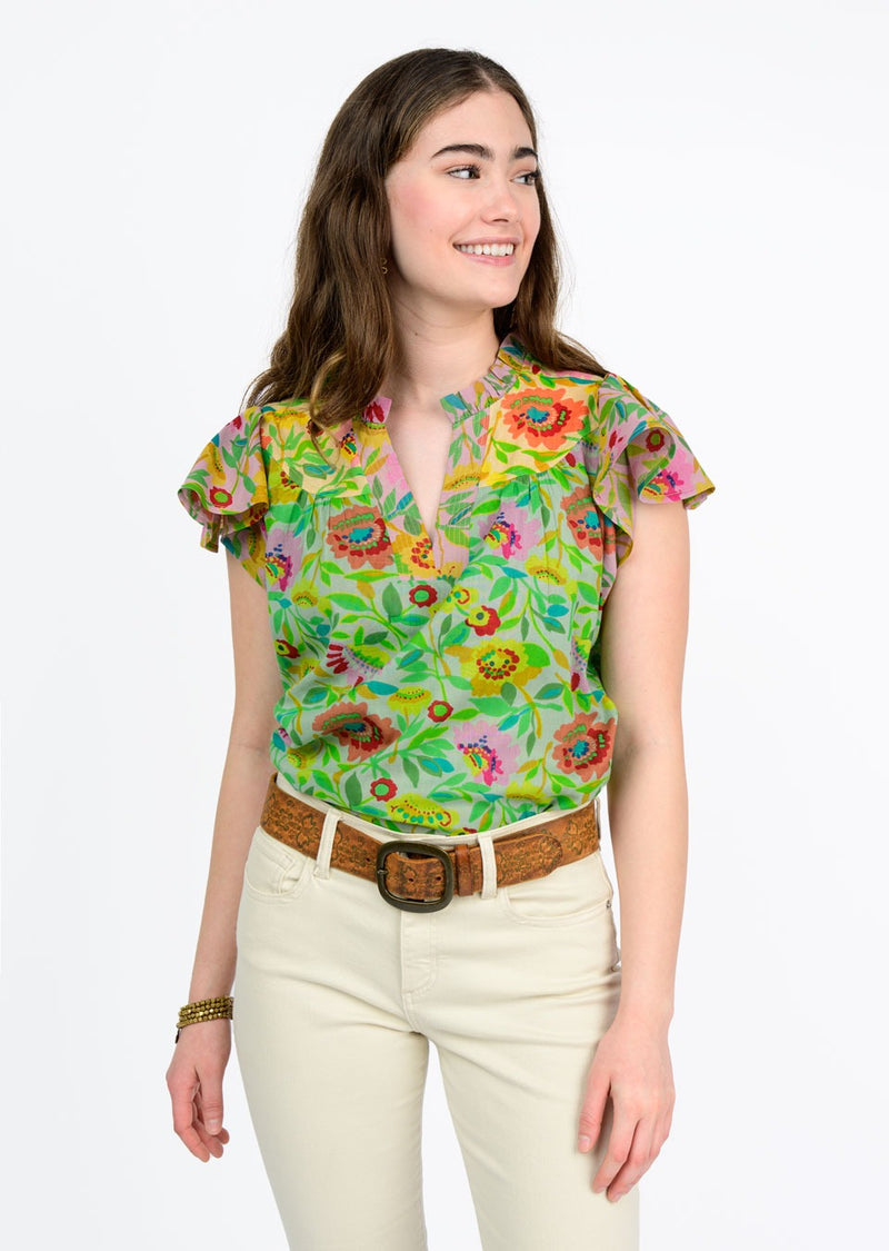 Ivy Jane Triple Print Blouse 