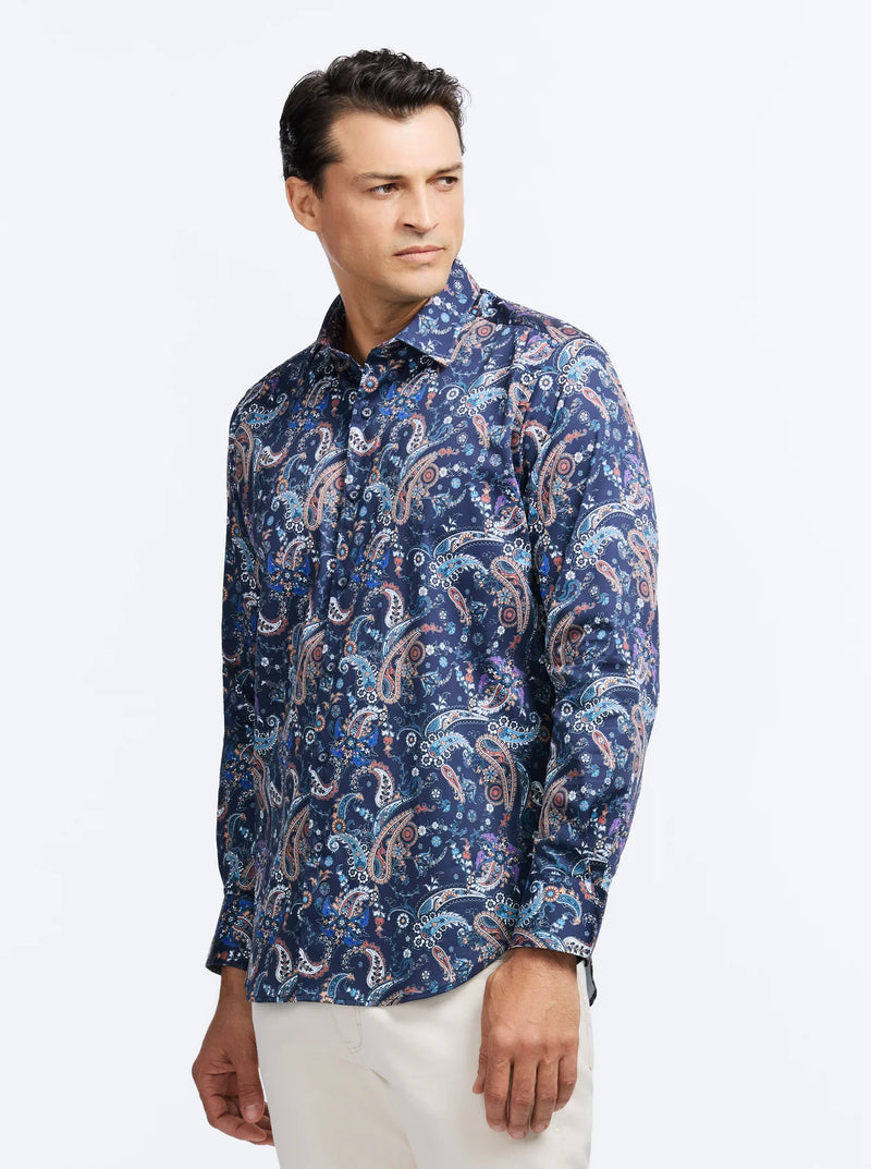 ROBERT GRAHAM CHANDLER LONG SLEEVE BUTTON DOWN SHIRT