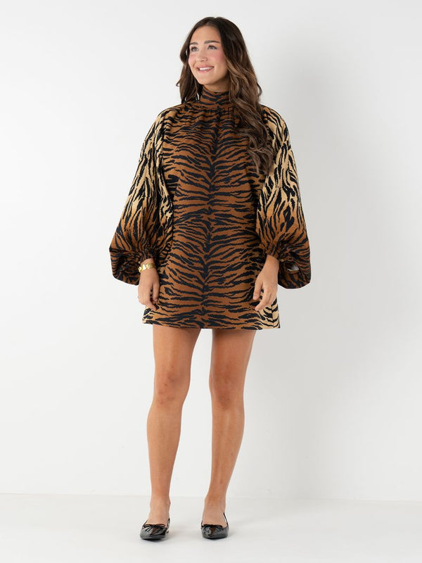 Emily McCarthy Sasha Mini Jacquard Dress