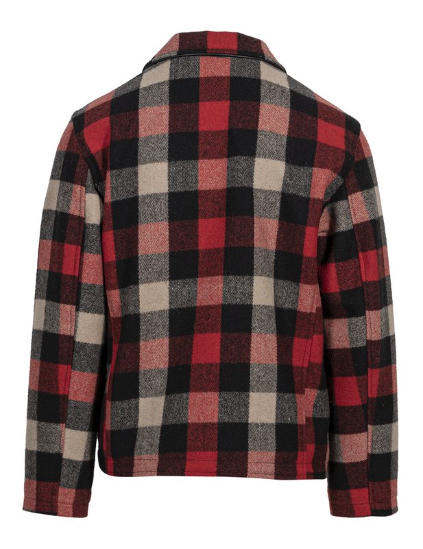 Shott NYC Corp. Wool Plaid Station Jacket