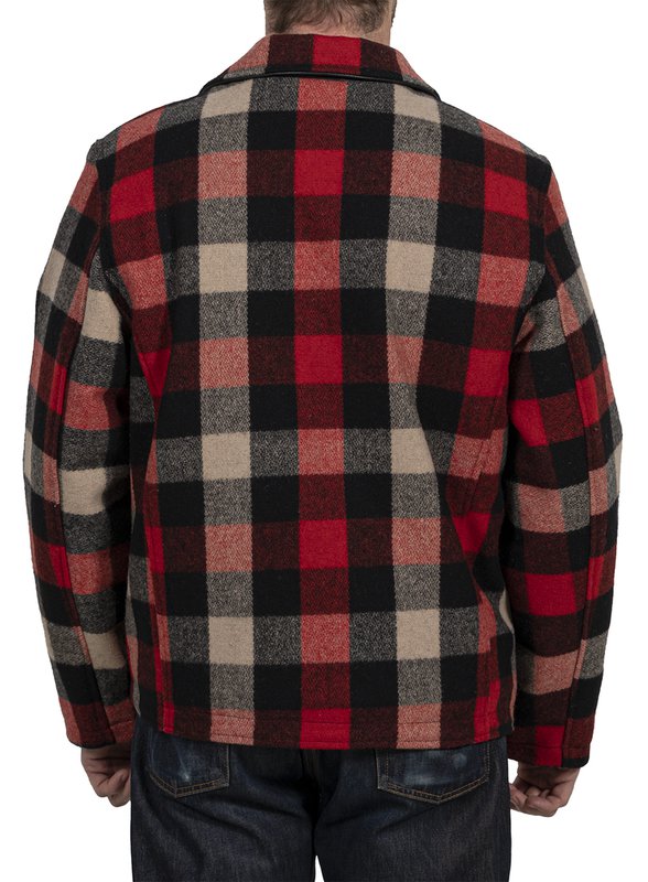 Shott NYC Corp. Wool Plaid Station Jacket