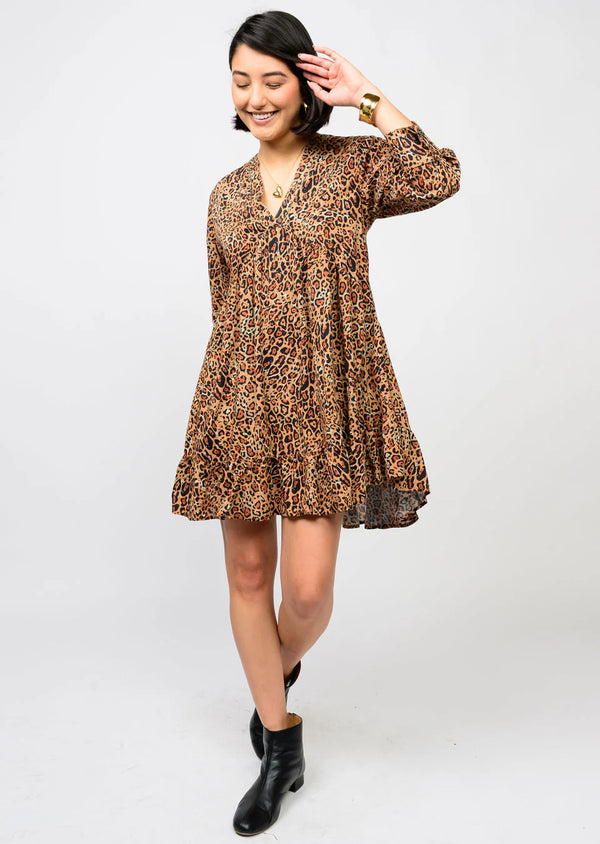 Uncle Frank Leopard Swing Dress
