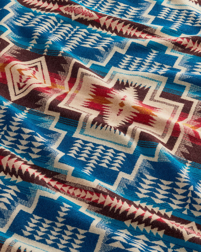 PENDLETON HARDING STAR FRINGED THROW