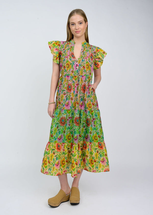 Uncle Frank Triple Print Dress