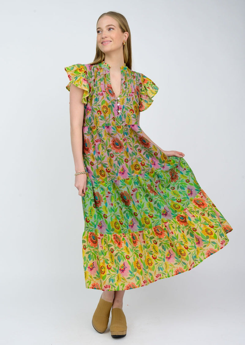 Uncle Frank Triple Print Dress