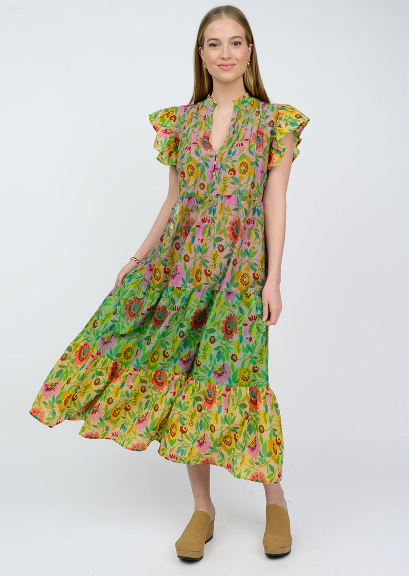 Uncle Frank Triple Print Dress