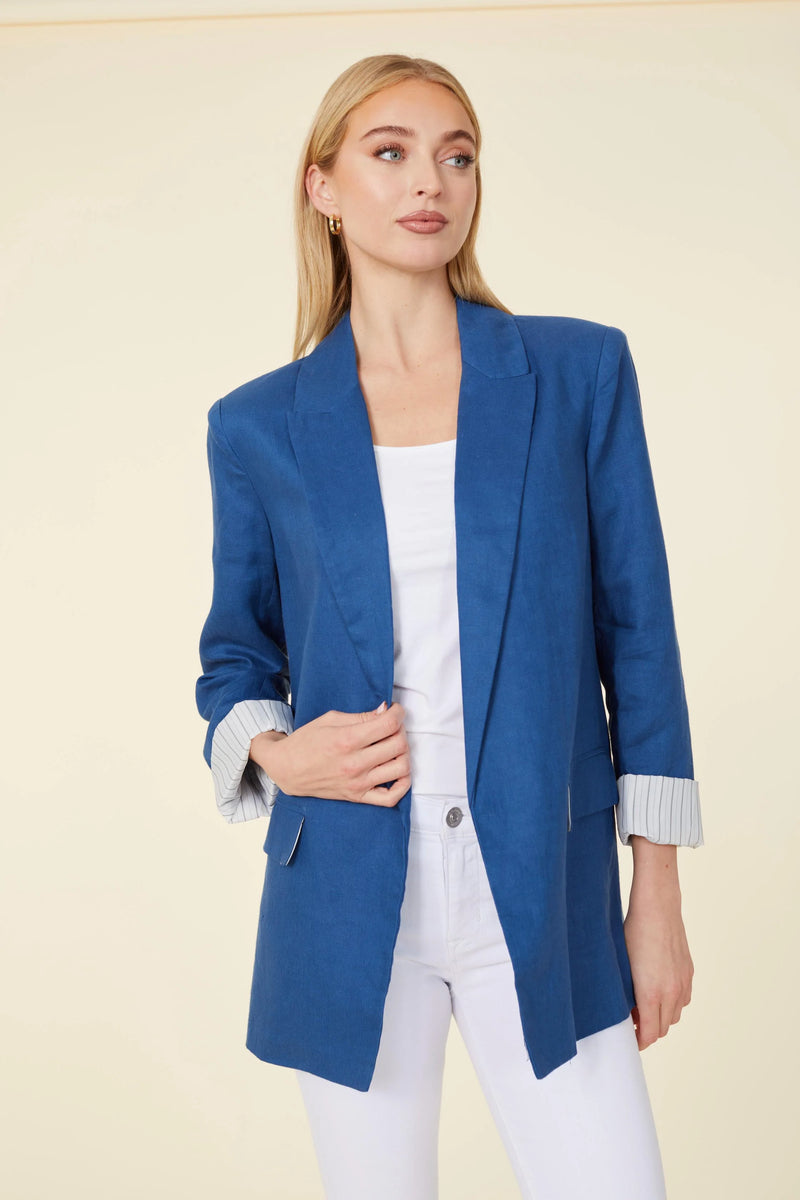 Dolce Cabo Oversized Linen Blazer