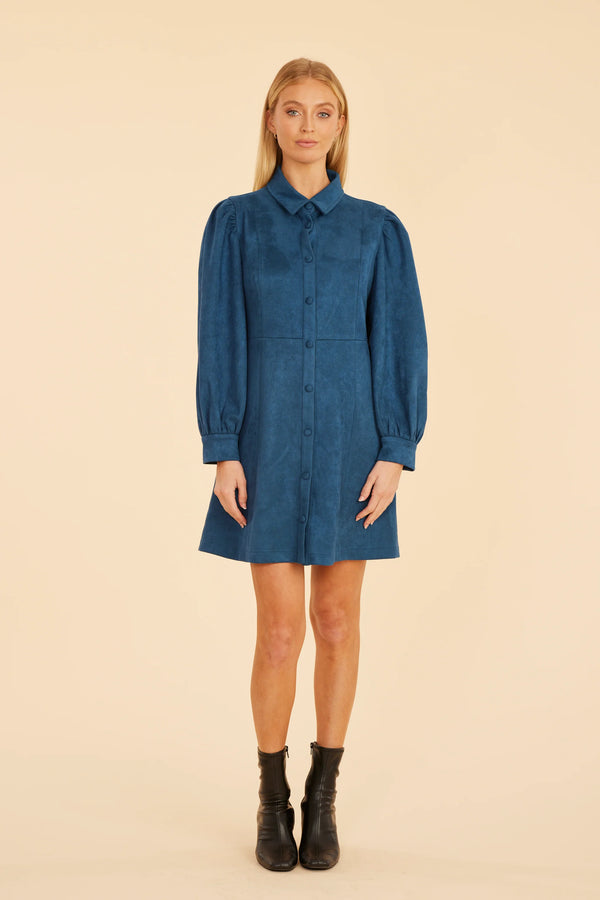 Dolce Cabo Faux Suede Tailored Dress