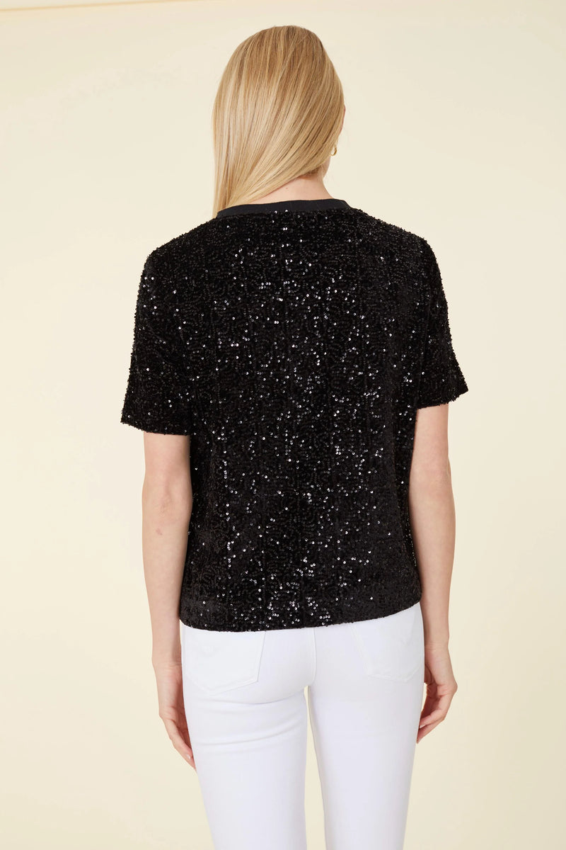 DOLCE CABO SEQUIN TOP 