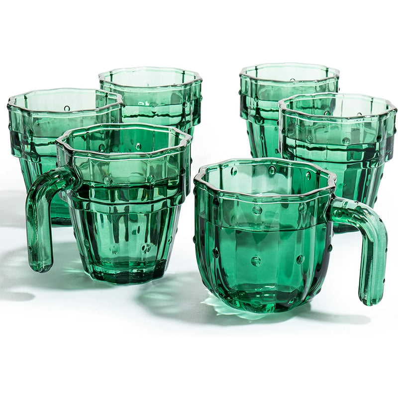 THE WINE SAVANT Cactus Stackable Glasses