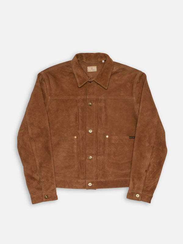 Nudie Jeans Co. Dante II Suede Jacket Camel