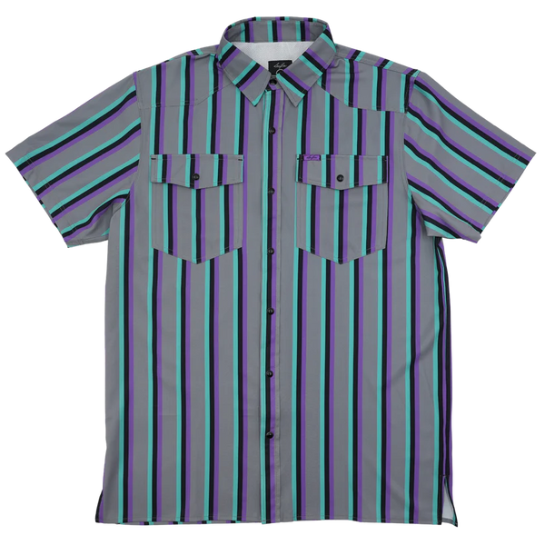 San Jac Men's Short Sleeve Performance Shirt - Retro