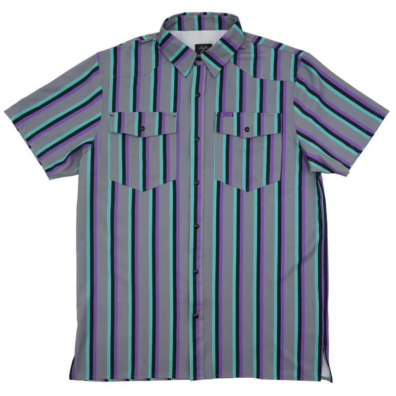 San Jac Men's Short Sleeve Performance Shirt - Retro