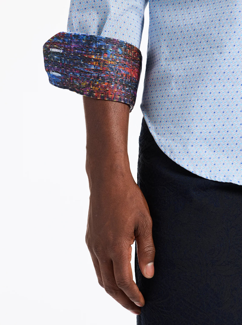 ROBERT GRAHAM CLAYTON LONG SLEEVE BUTTON DOWN SHIRT