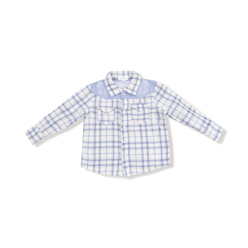Angel Dear Howdy Embroidery Back Shirt