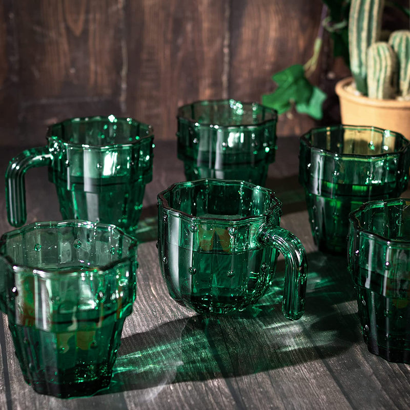 THE WINE SAVANT Cactus Stackable Glasses