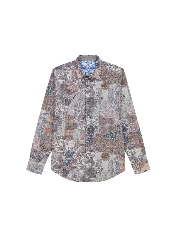 ROBERT GRAHAM REMSEN LONG SLEEVE BUTTON DOWN SHIRT