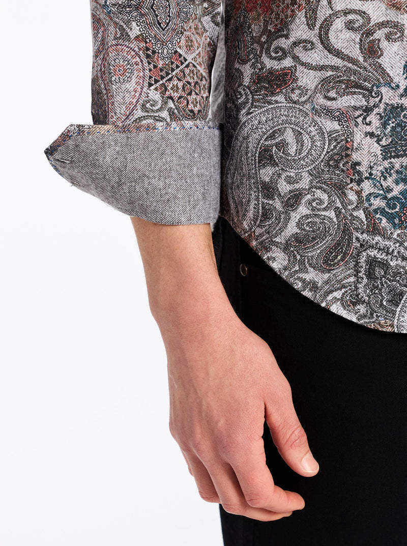 ROBERT GRAHAM REMSEN LONG SLEEVE BUTTON DOWN SHIRT