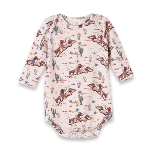 Tesa Babe Prairie Princess Baby Girl Western Bamboo Bodysuit