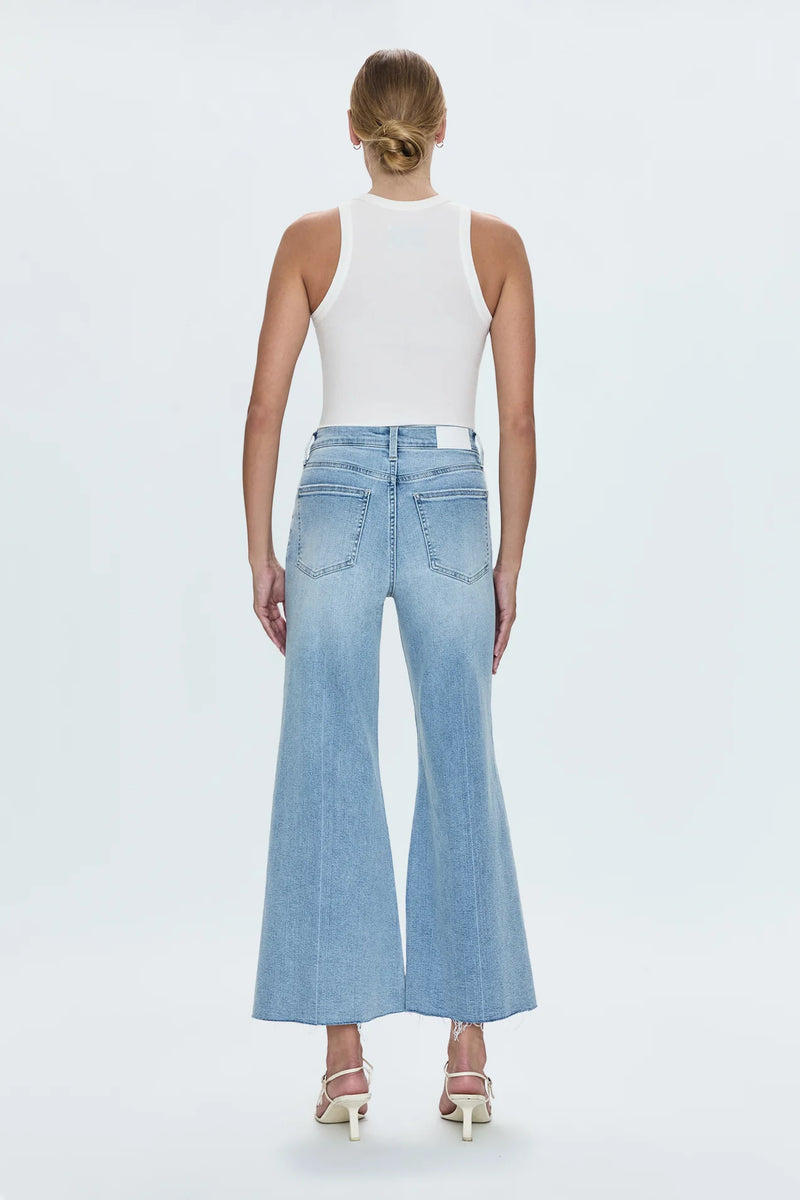 Pistola Izzy Mid Rise Wide Leg Crop- Strive