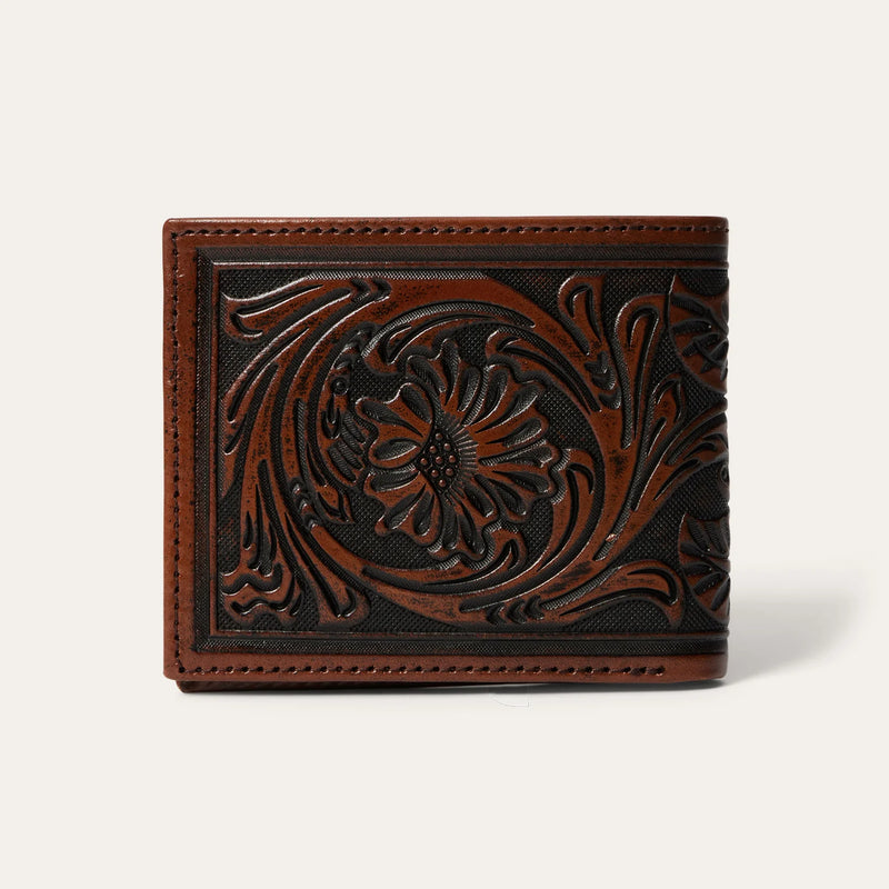 Stetson Tooled Bi-Fold Wallet