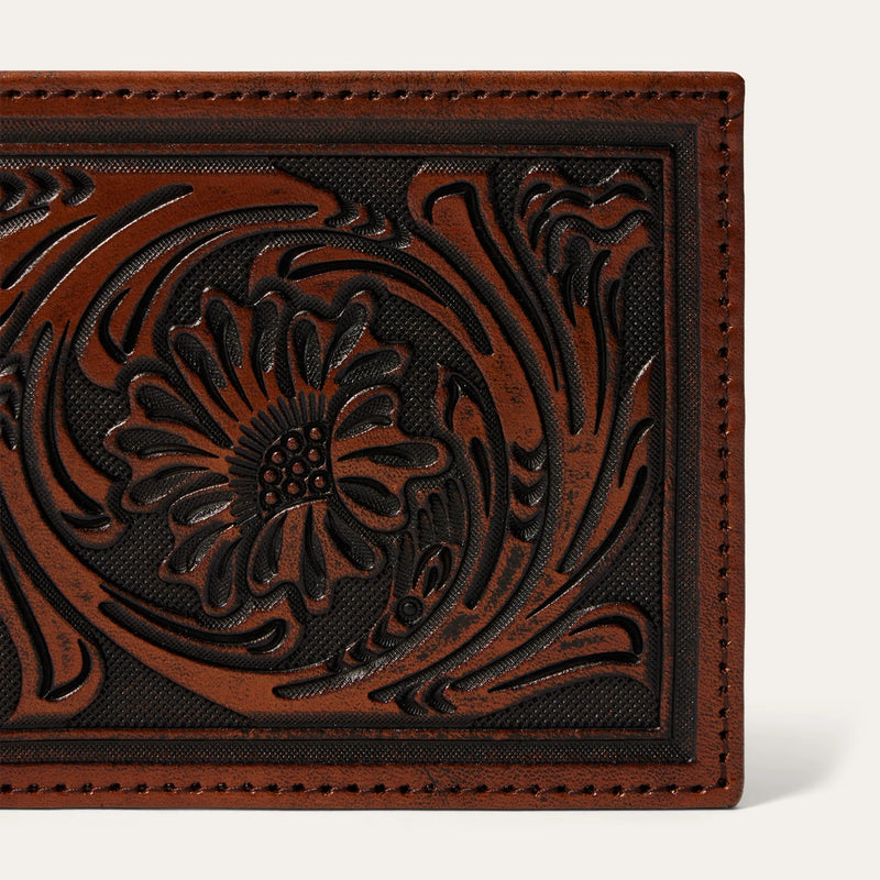 Stetson Tooled Bi-Fold Wallet