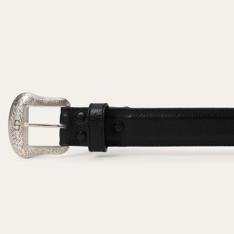 Stetson Bison Leather Concho Belt