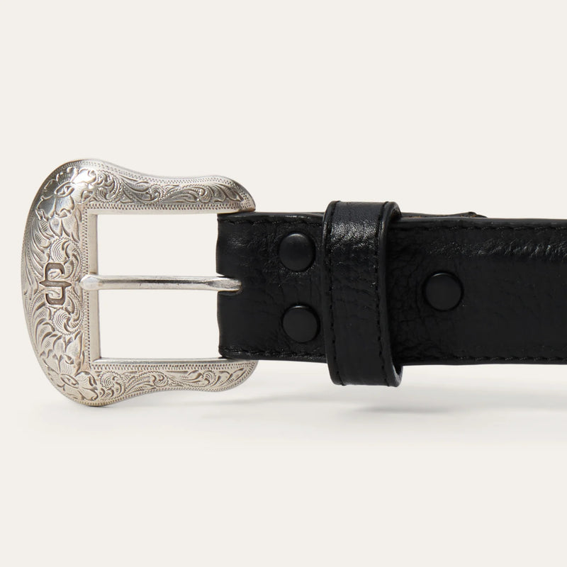 Stetson Bison Leather Concho Belt