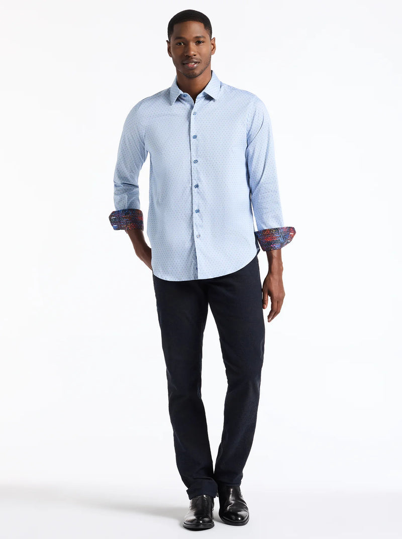 ROBERT GRAHAM CLAYTON LONG SLEEVE BUTTON DOWN SHIRT