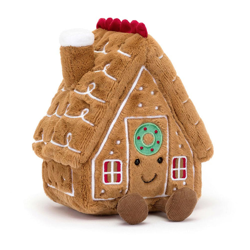 JELLYCAT Amuseables Gingerbread House Plush