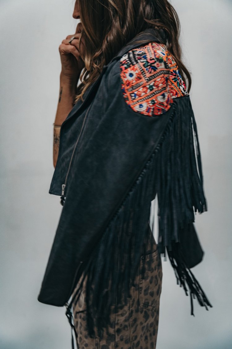 Hannah Mead Levy Rambler Leather Moto